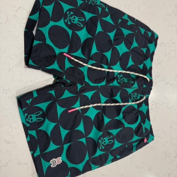 Psycho Bunny Mens Swimsuit Size M- Blac - Picture 4 of 4